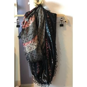 Multi colored infinity scarf from Anthropologie